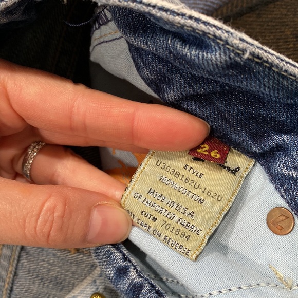 Denim skirt 7 for all mankind - Picture 3 of 4